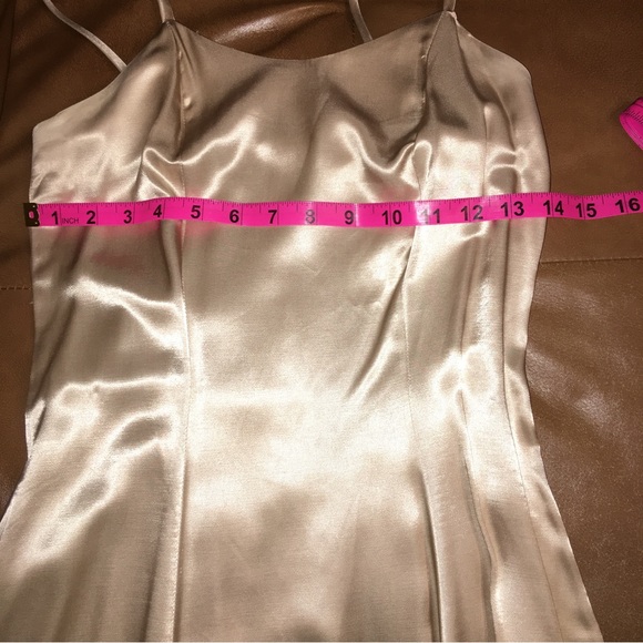 Maurices size 3 vintage from 90s satin mini dress made in USA - Picture 5 of 9